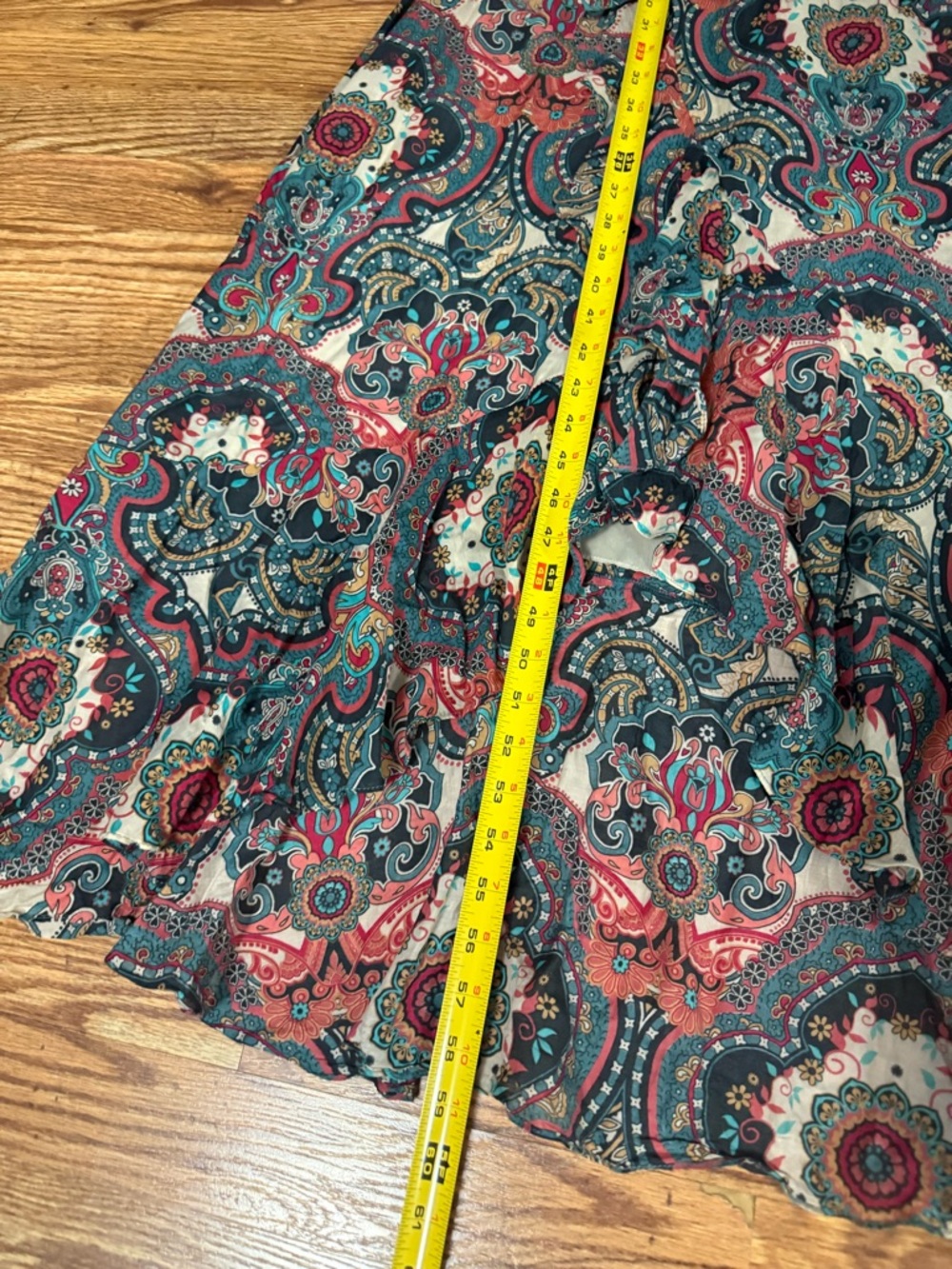 Vintage Farm Rio Paisley Dress Size Small - Picture 8 of 15